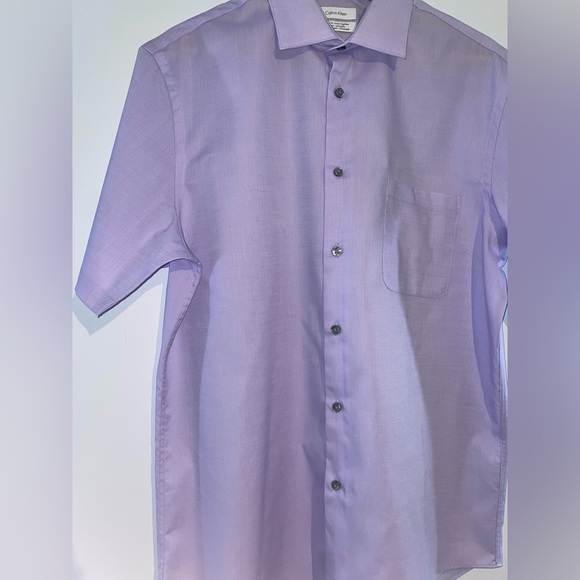 Calvin Klein Short Sleeve Button Up Shirt - Picture 6 of 12